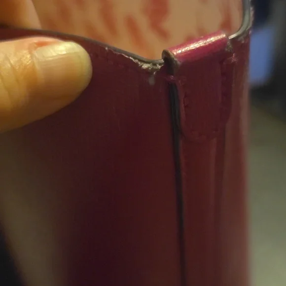 Kate Spade Bleecker Pineapple Pop Large Tote, Wild Raspberry Multi - Picture 5 of 8